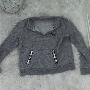 Quarter-Zip PINK sweatshirt